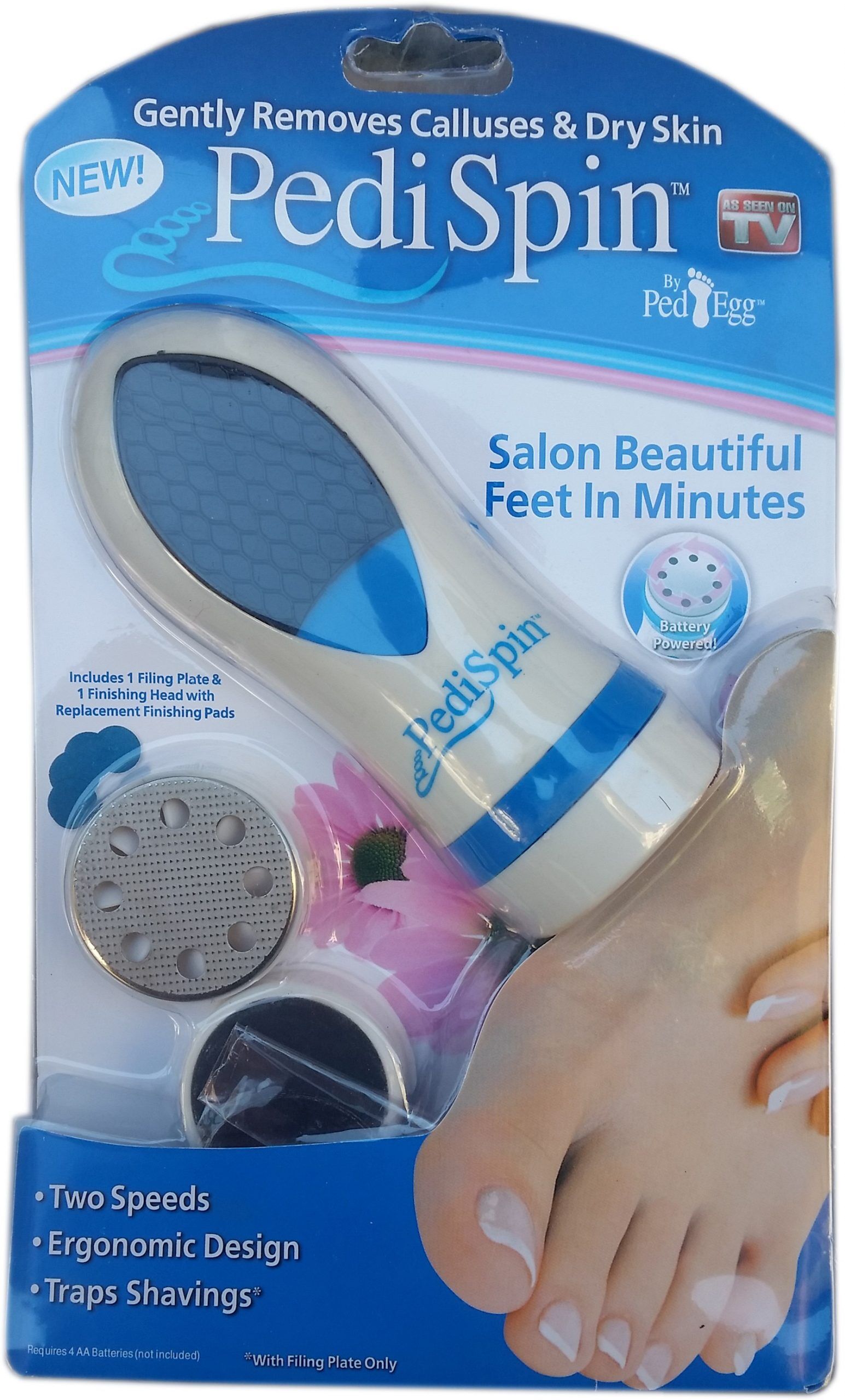 Pedi Spin - Вашият незаменим помощник в борбата със загрубелите стъпала!